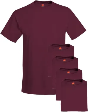 Hanes Men’s Tall 100% Cotton Crew Neck Undershirts, Tagless, Ultra Comfort, Multipack