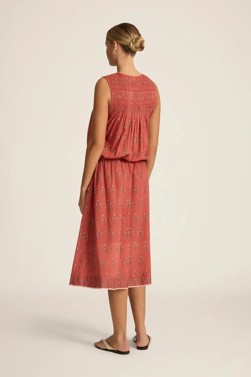 Hannah Art Wear Alejandra Midi Dress Palma Quartz