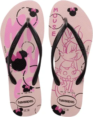 Havaianas for Women - Slim Disney Flip Flops - Peony Rose - 7/8