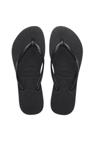 HAVAIANAS - SLIM THONGS - BLACK