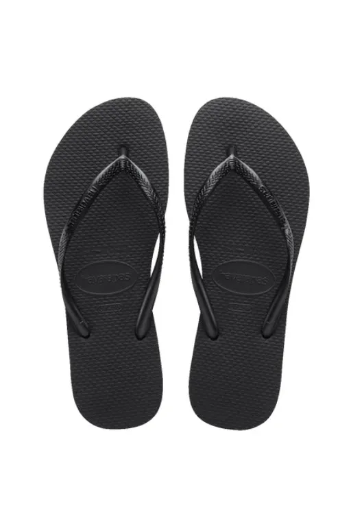 HAVAIANAS - SLIM THONGS - BLACK