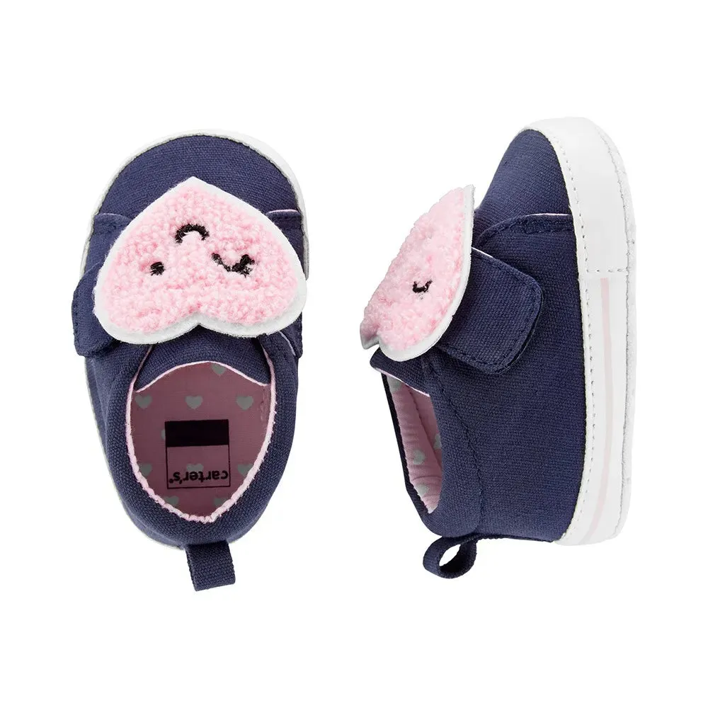 Heart Patch Slip On Shoes