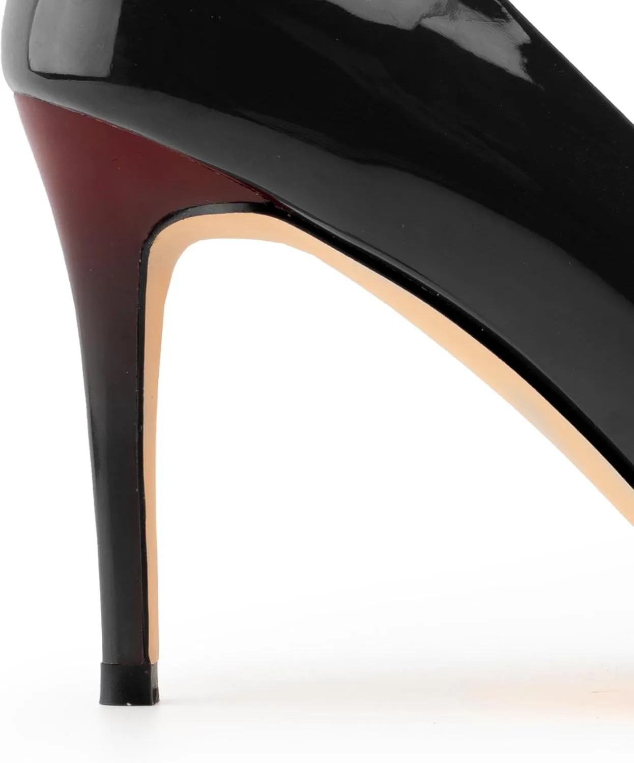 heelchic Stiletto Heels for Women Pointed Toe High Heels Slip-on Pumps Closed Toe Heels Wedding Dress Pumps
