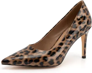 heelchic Stiletto Heels for Women Pointed Toe High Heels Slip-on Pumps Closed Toe Heels Wedding Dress Pumps