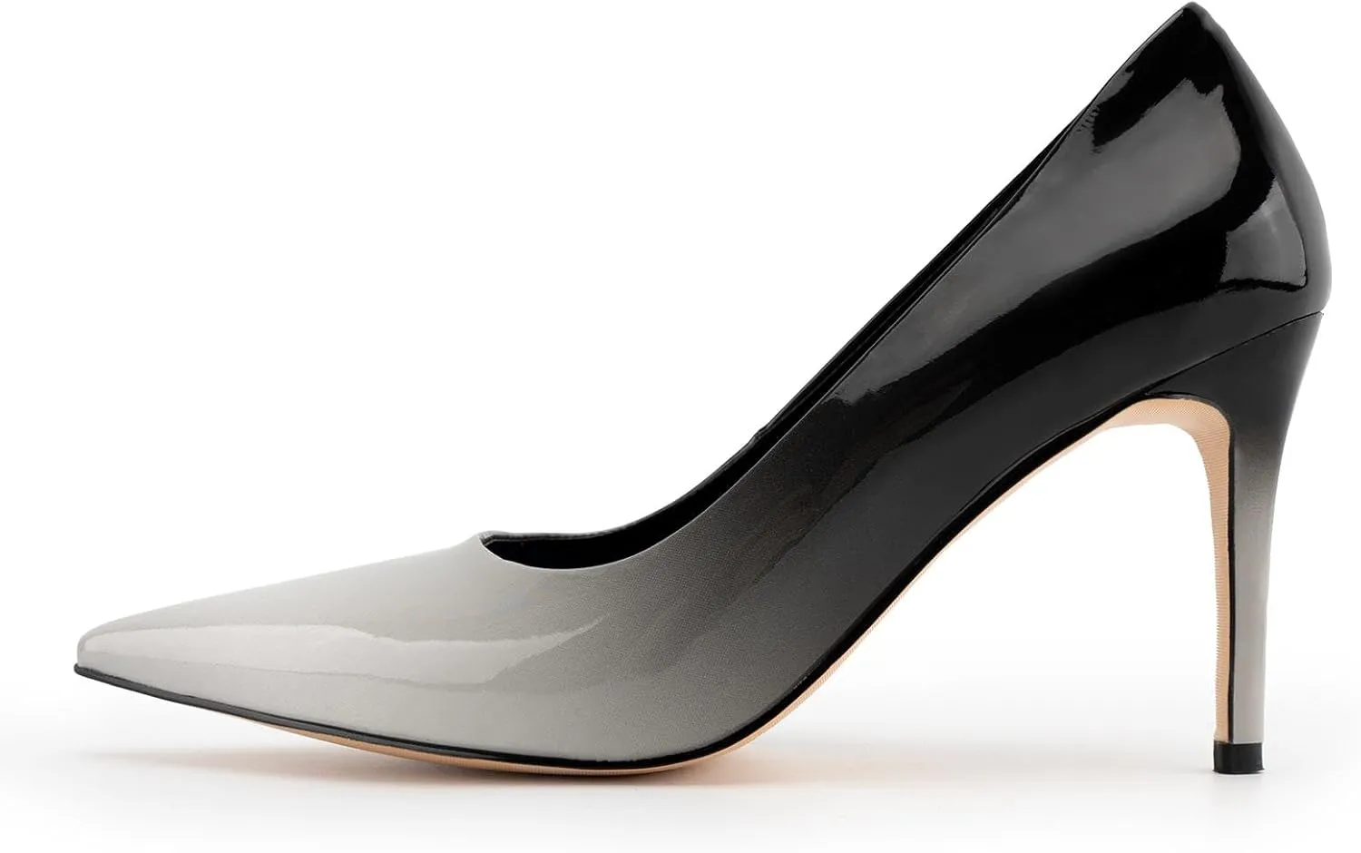 heelchic Stiletto Heels for Women Pointed Toe High Heels Slip-on Pumps Closed Toe Heels Wedding Dress Pumps