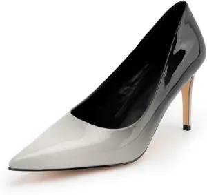 heelchic Stiletto Heels for Women Pointed Toe High Heels Slip-on Pumps Closed Toe Heels Wedding Dress Pumps
