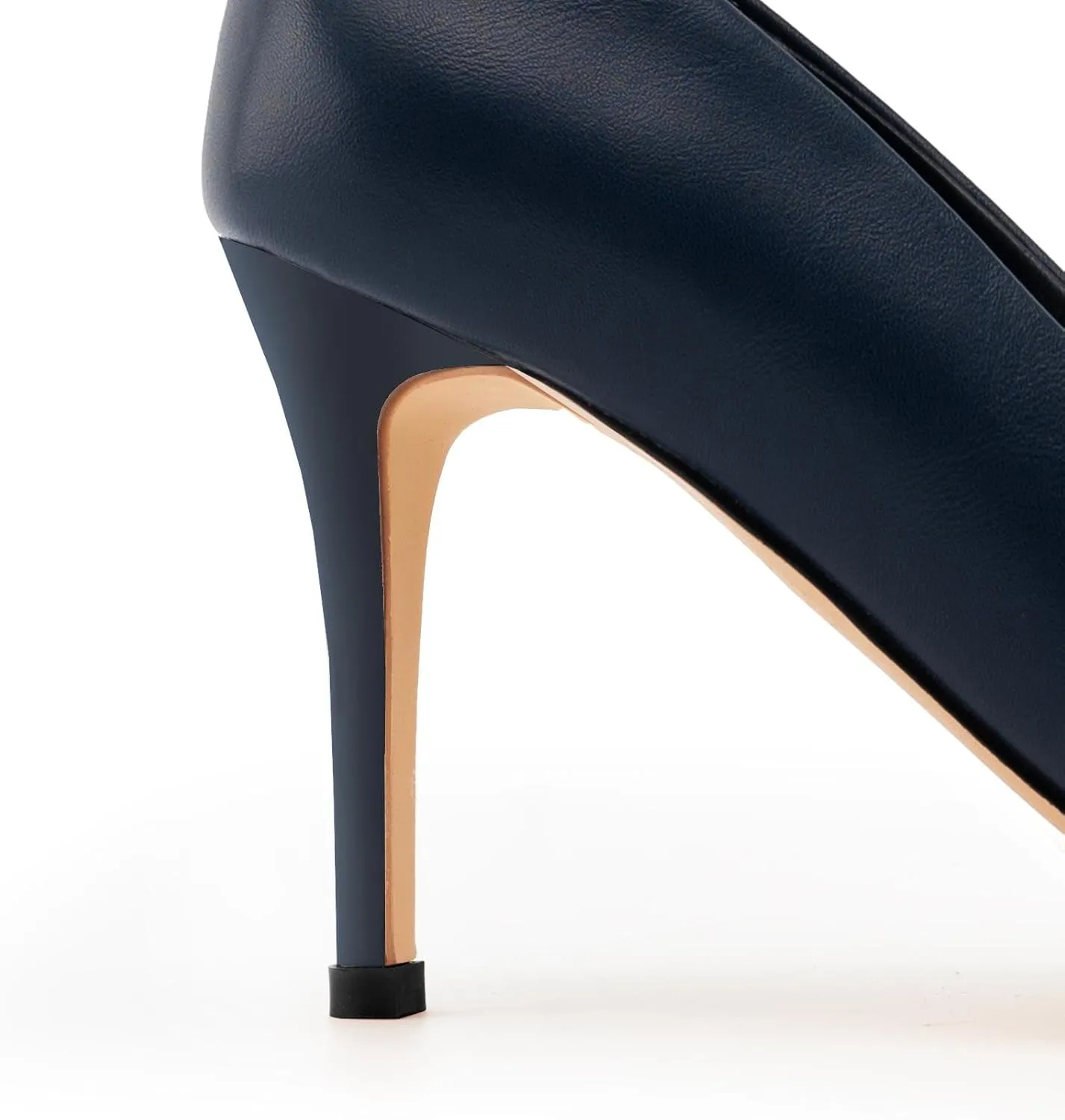 heelchic Stiletto Heels for Women Pointed Toe High Heels Slip-on Pumps Closed Toe Heels Wedding Dress Pumps