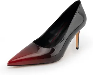 heelchic Stiletto Heels for Women Pointed Toe High Heels Slip-on Pumps Closed Toe Heels Wedding Dress Pumps