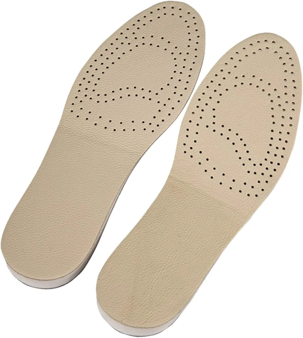 Height Increase Shoe Pads 2.5cm Lift Breathable Cowhide for Styles Comfortable for Exercise