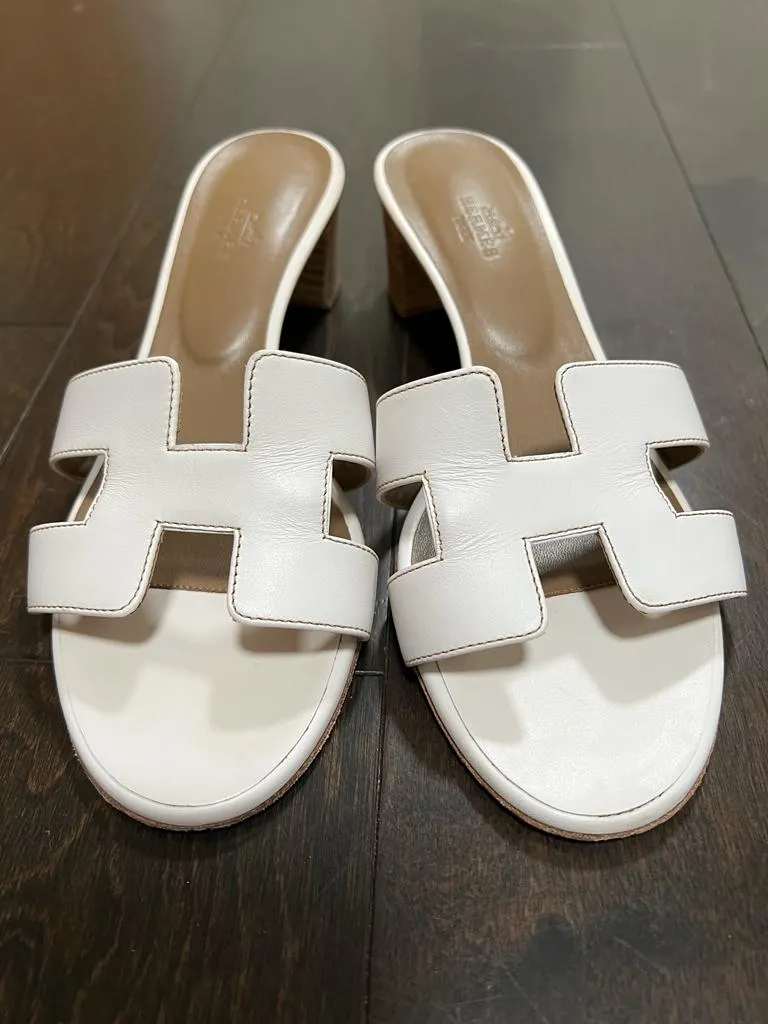 HERMÈS OASIS H MULE SANDALS
