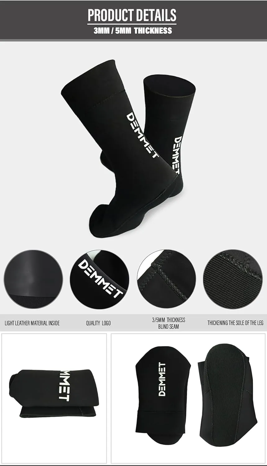 High elastic socks are soft and comfortable 1.5mm-3mm-5mm neoprene wetsuit socks Socks sole non-slip beach socks