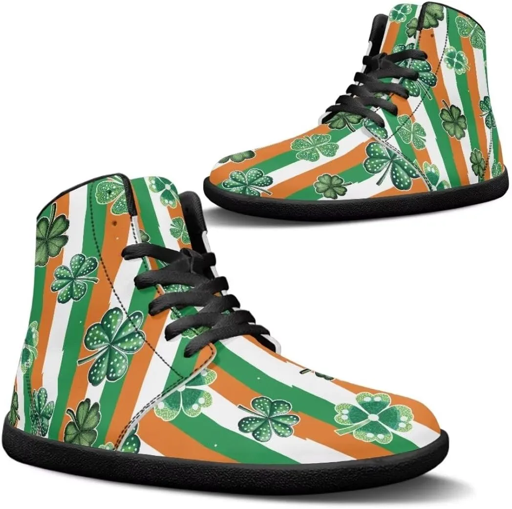 High-Top Barefoot Shoes for Mens Lightweight Anti Slip Casual Walking Slip On Sneakers with Zero Drop Sole