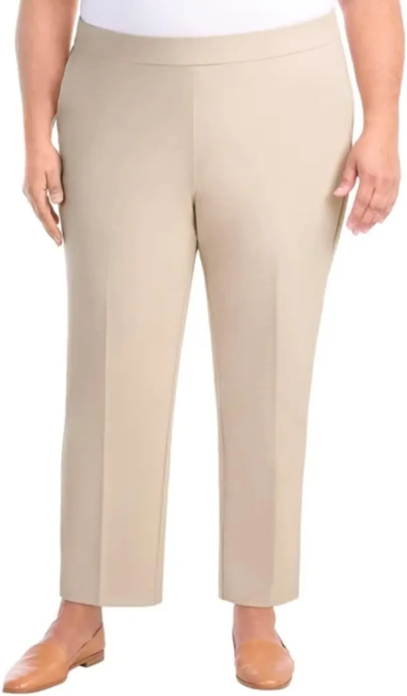 Hilary Radley Women's Crepe Pull-On Pant
