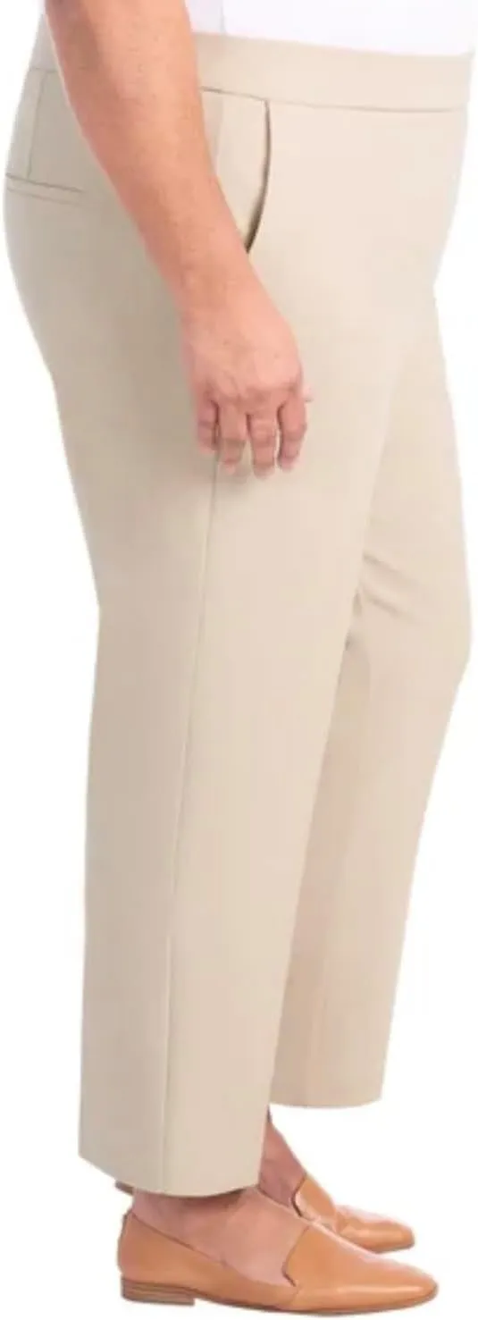 Hilary Radley Women's Crepe Pull-On Pant