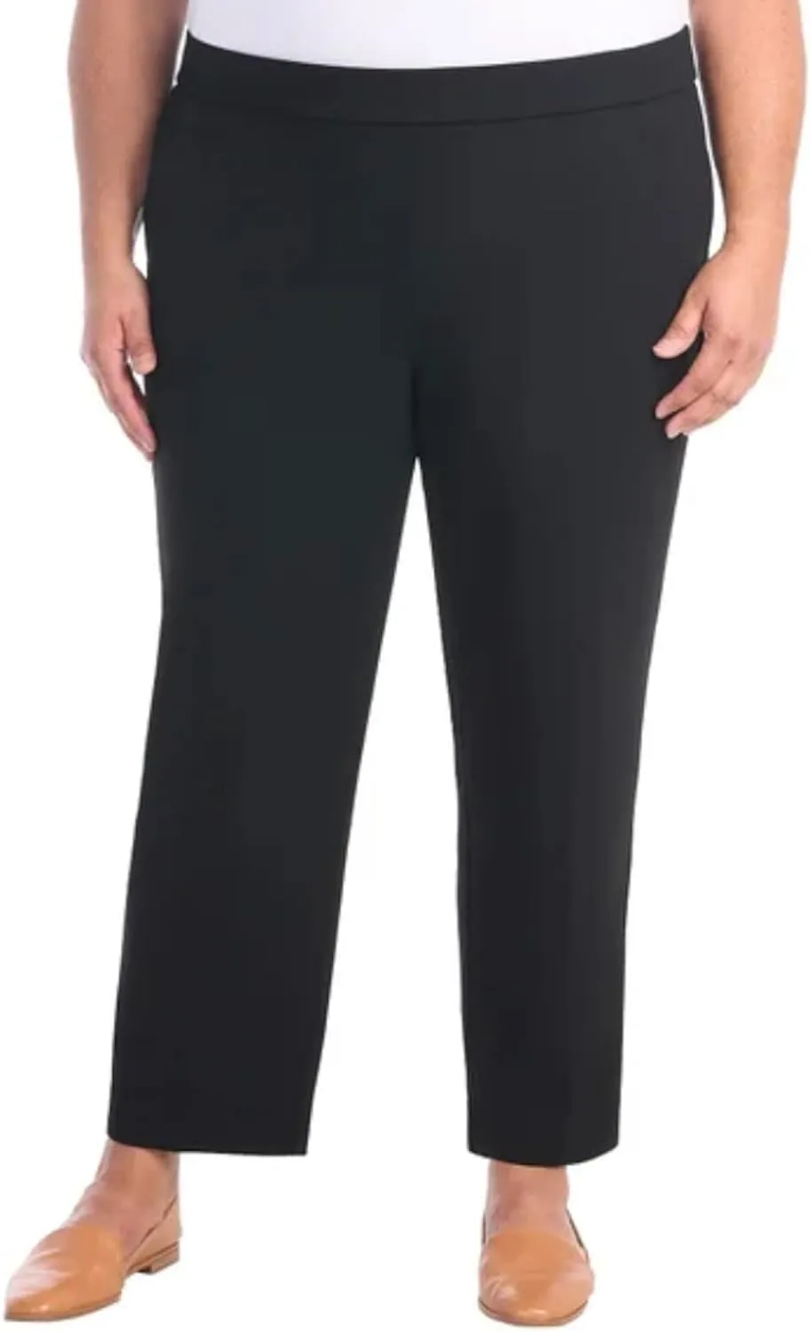 Hilary Radley Women's Crepe Pull-On Pant