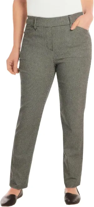 Hilary Radley Women's Mid-Rise Tummy Control Pull On Pant