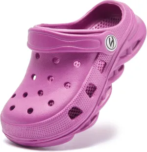 HOBIBEAR Boys and Girls Classic Graphic Garden Clogs Slip on Water Shoes(Toddler/Little Kids/Big Kids)