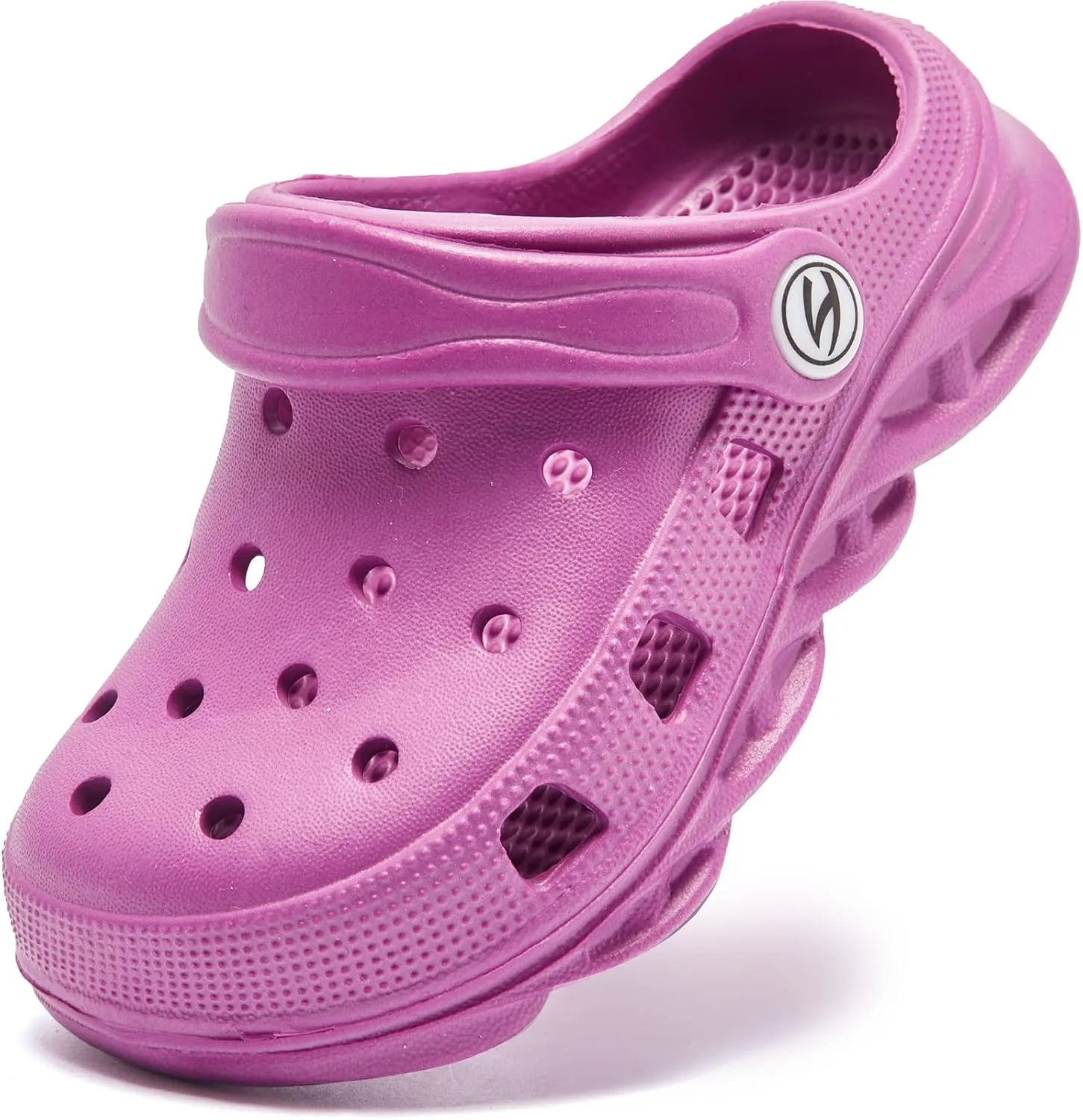 HOBIBEAR Boys and Girls Classic Graphic Garden Clogs Slip on Water Shoes(Toddler/Little Kids/Big Kids)