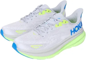 Hoka Men's Clifton 9 Sneaker, Stardust/Electric Cobalt, 11