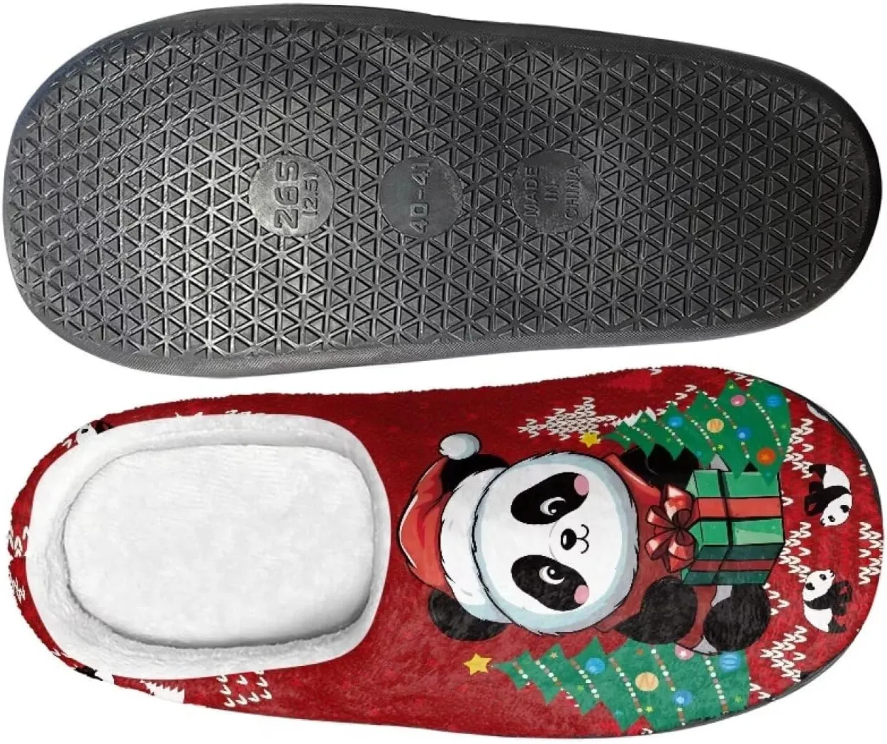 Holiday Thanksgiving Couple Slippers for Women & Men - Indoor Soft Warm Bedroom Slippers