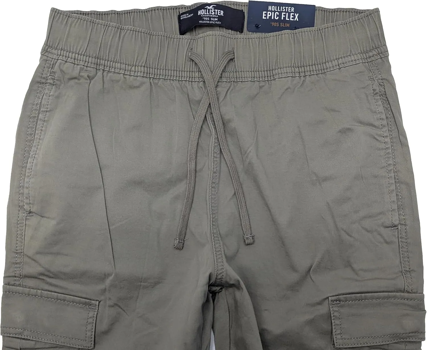 Hollister California Men's Epic Flex Slim Pull-On Twill Pants HOM-51
