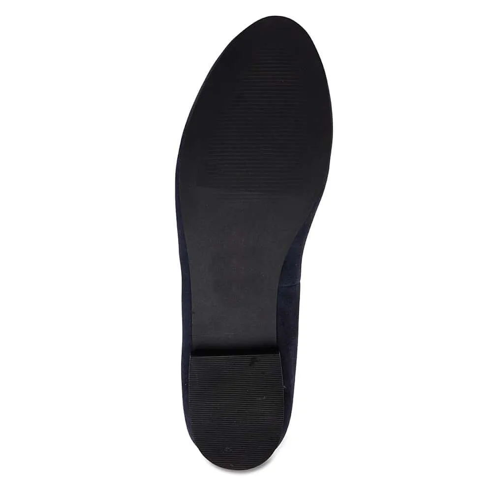 Holly Loafer in Navy Suede