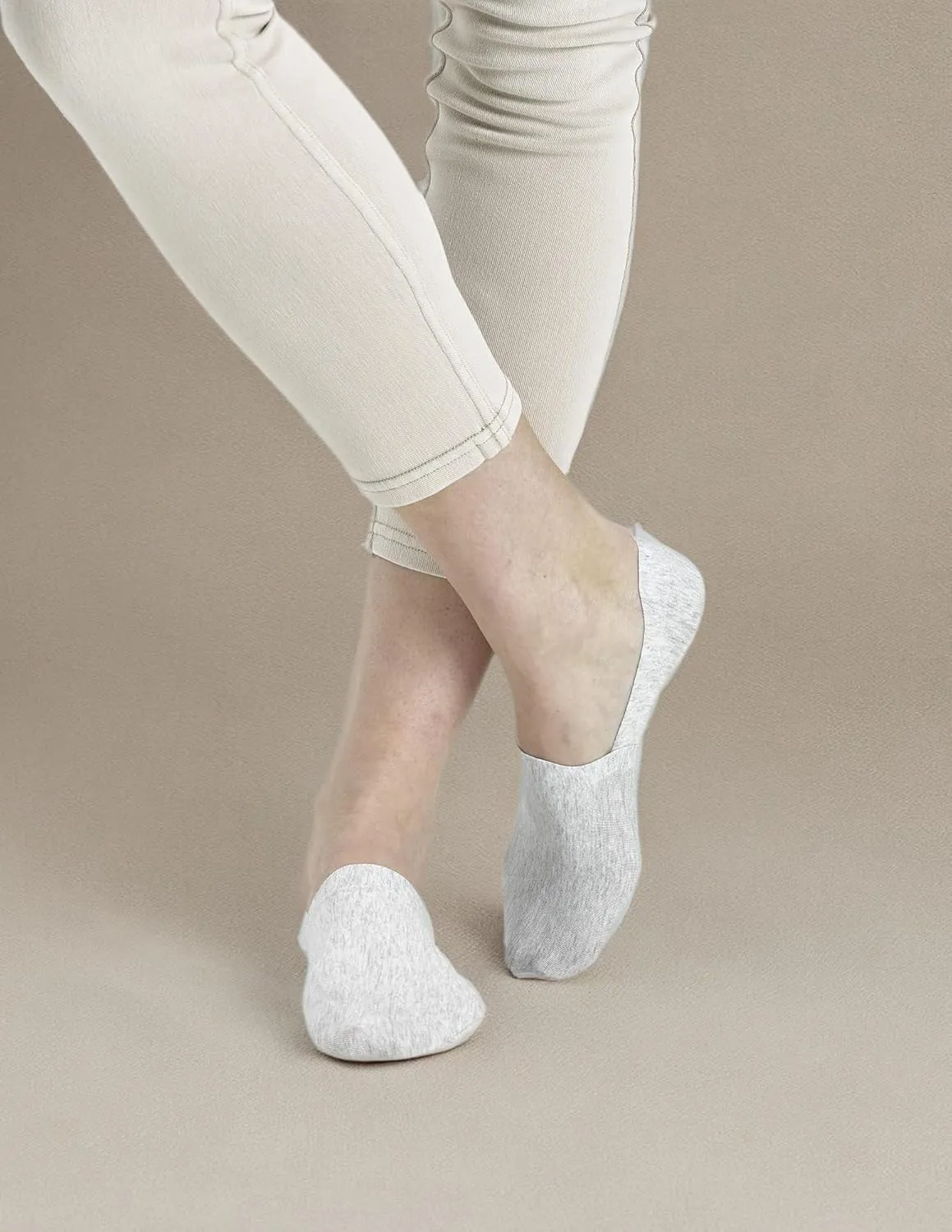 HUE Women's Perfect Edge Cotton Loafer Liner Socks