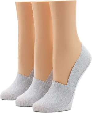 HUE Women's Perfect Edge Cotton Loafer Liner Socks