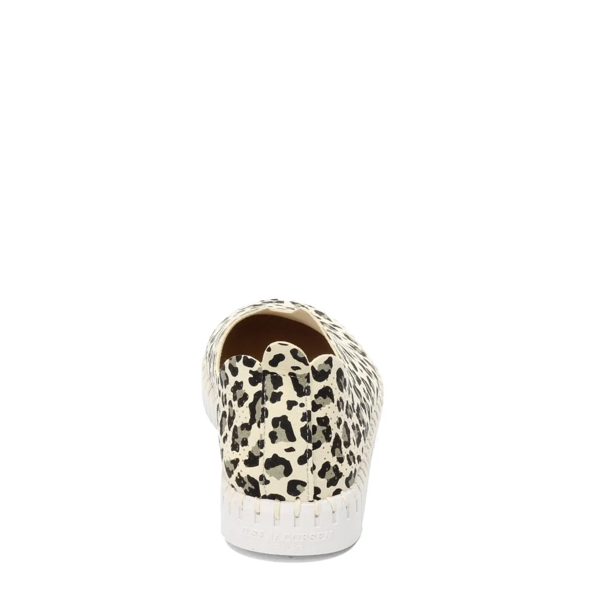 Isle Jacobsen Off White Multi Leopard Tulip Womens Comfort Slip On Shoes TULIP139LEO-121