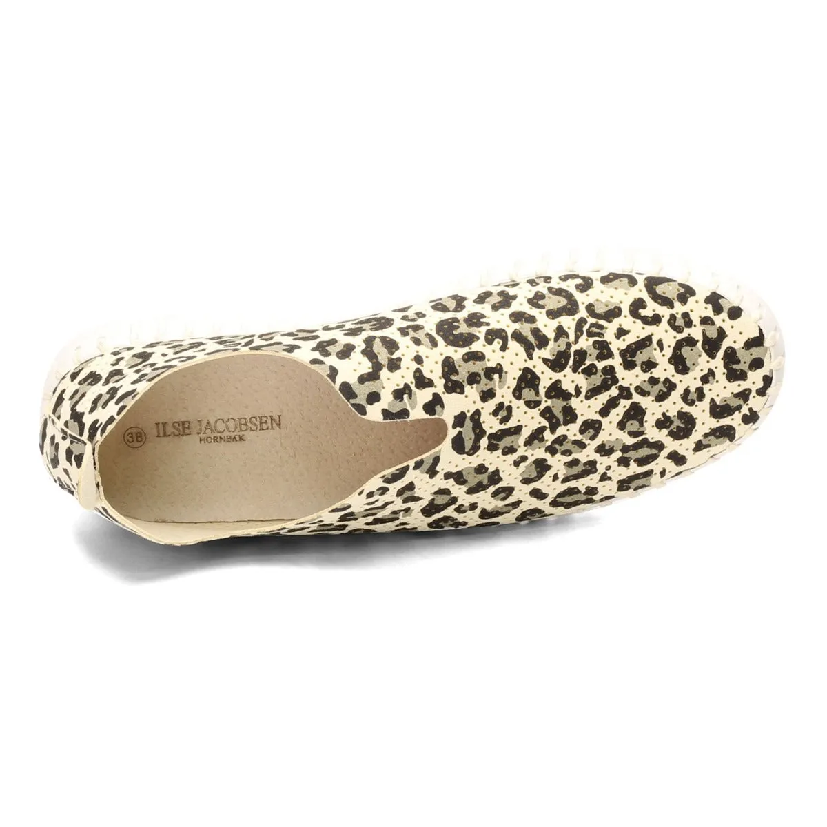 Isle Jacobsen Off White Multi Leopard Tulip Womens Comfort Slip On Shoes TULIP139LEO-121