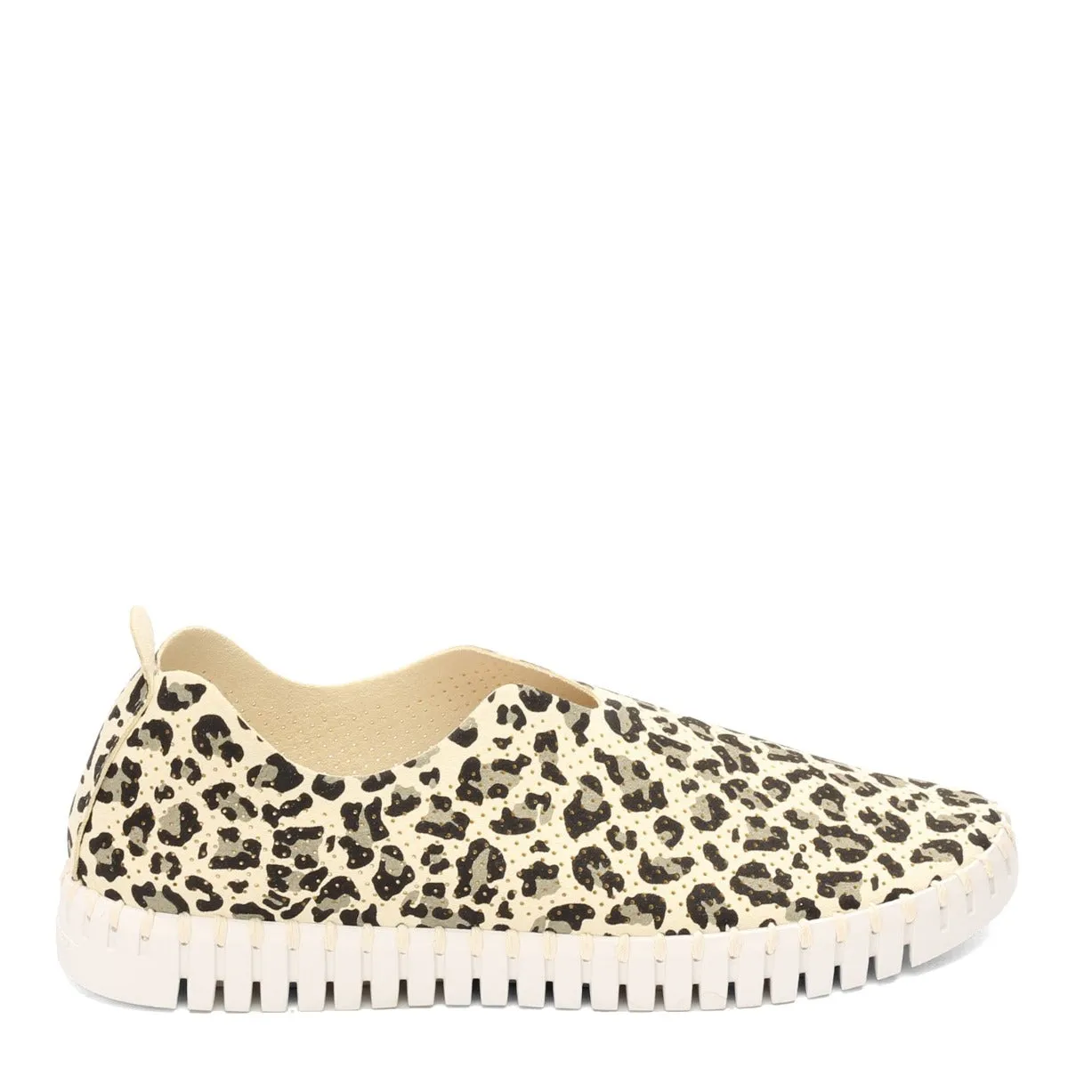 Isle Jacobsen Off White Multi Leopard Tulip Womens Comfort Slip On Shoes TULIP139LEO-121