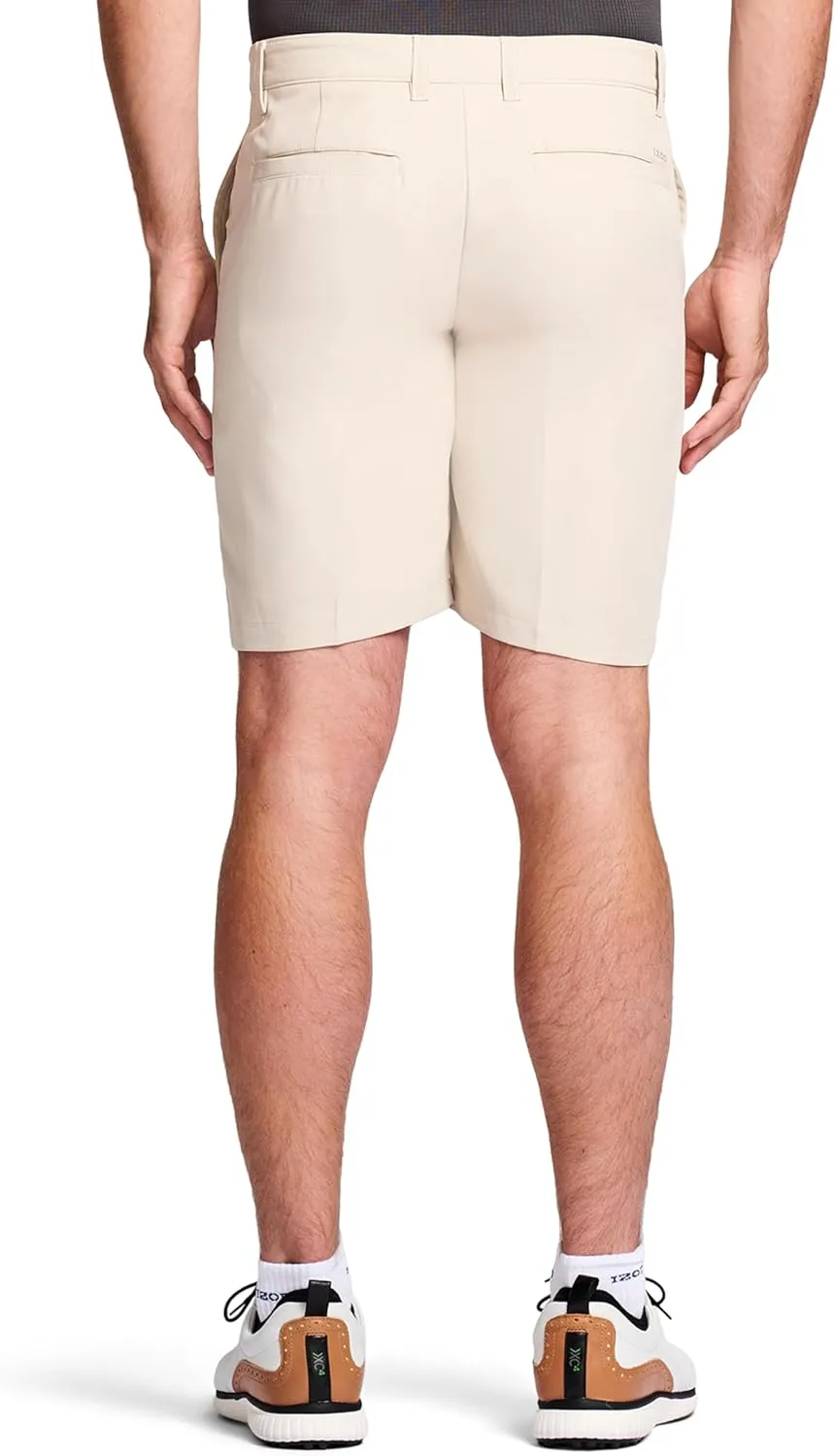 IZOD Men’s 9.5"Micro Poly Classic Fit Golf Short