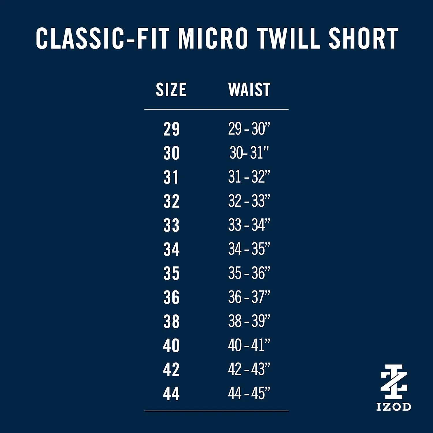 IZOD Men’s 9.5"Micro Poly Classic Fit Golf Short