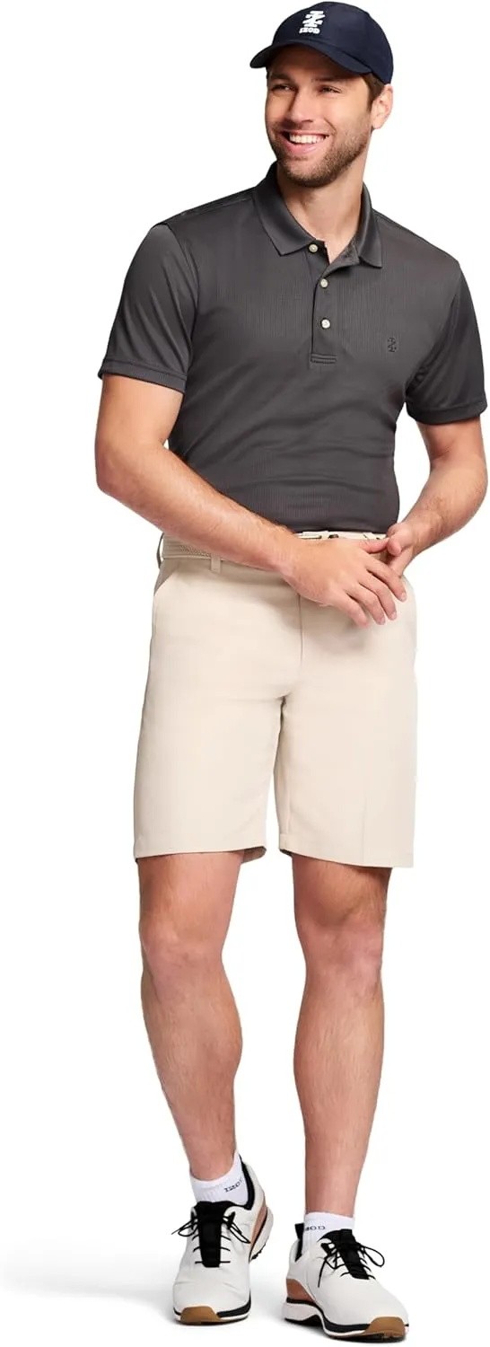 IZOD Men’s 9.5"Micro Poly Classic Fit Golf Short