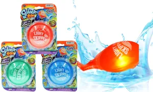 JA-RU Light Up Water Skipper Disc (3 Disc Toys) Skip Ball for Kids. Outdoor Water Sports Games. Cool Beach Gadgets & Swimming Pool Summer Toys. Easter Basket Stuffers. 862-3p