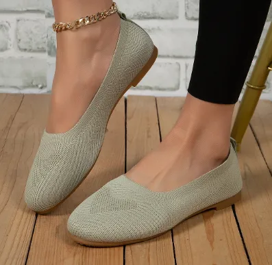 Jessica Woven Flat Shoes