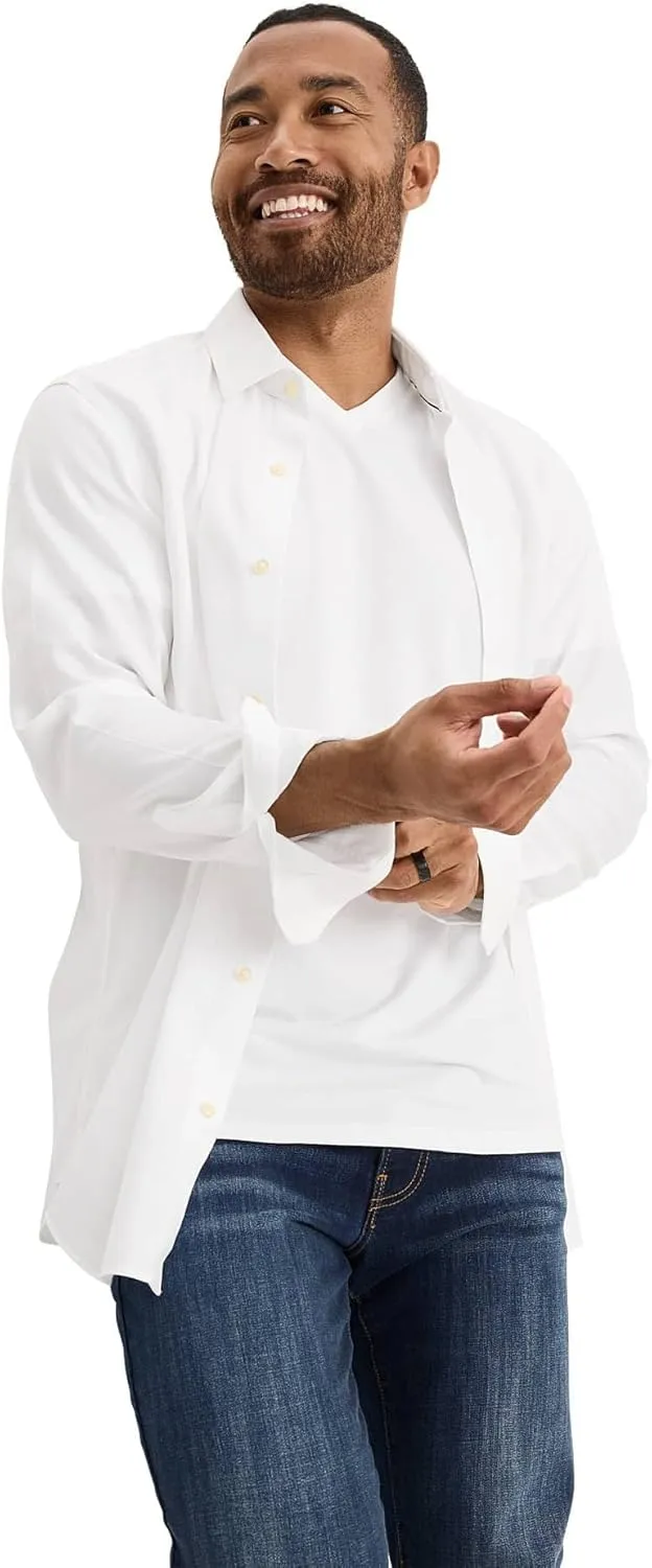 Jockey Men's Undershirt Cotton Stretch V-Neck Undershirt - 3 Pack