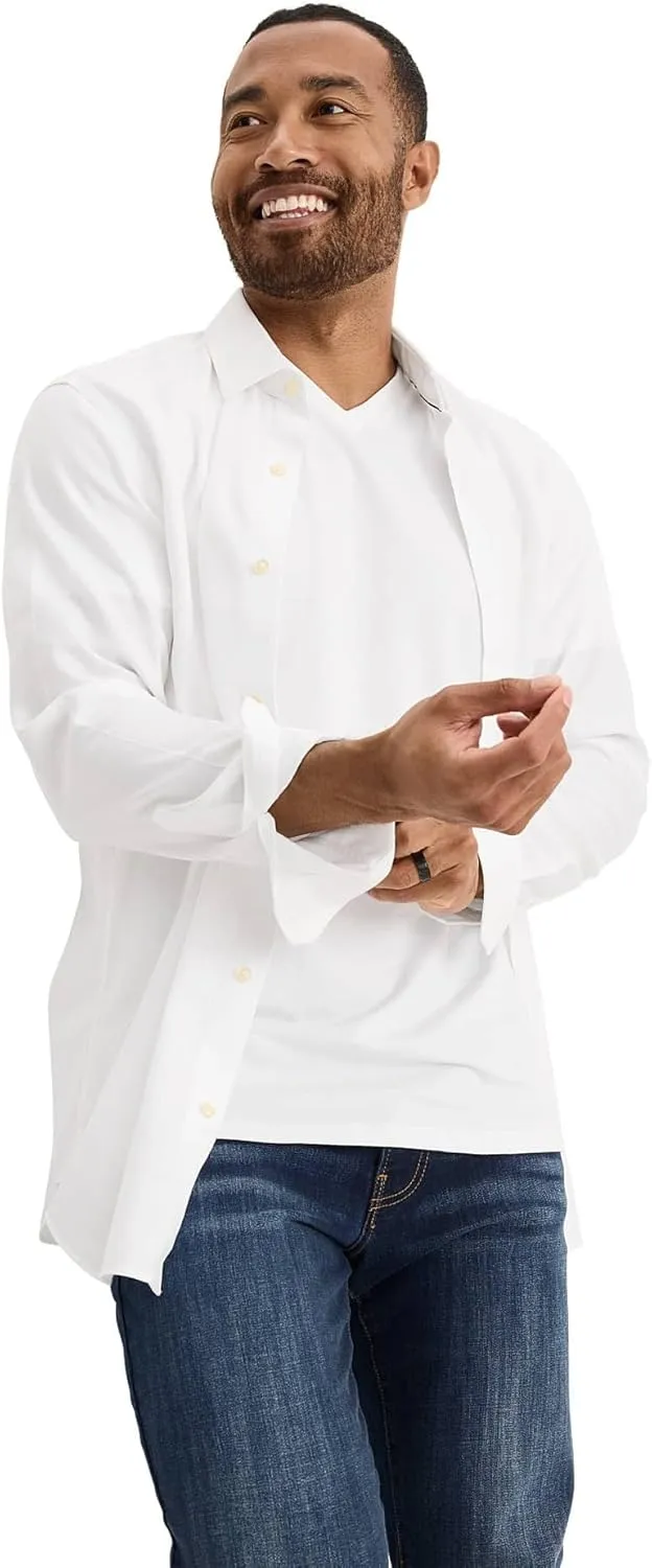 Jockey Men's Undershirt Cotton Stretch V-Neck Undershirt - 3 Pack
