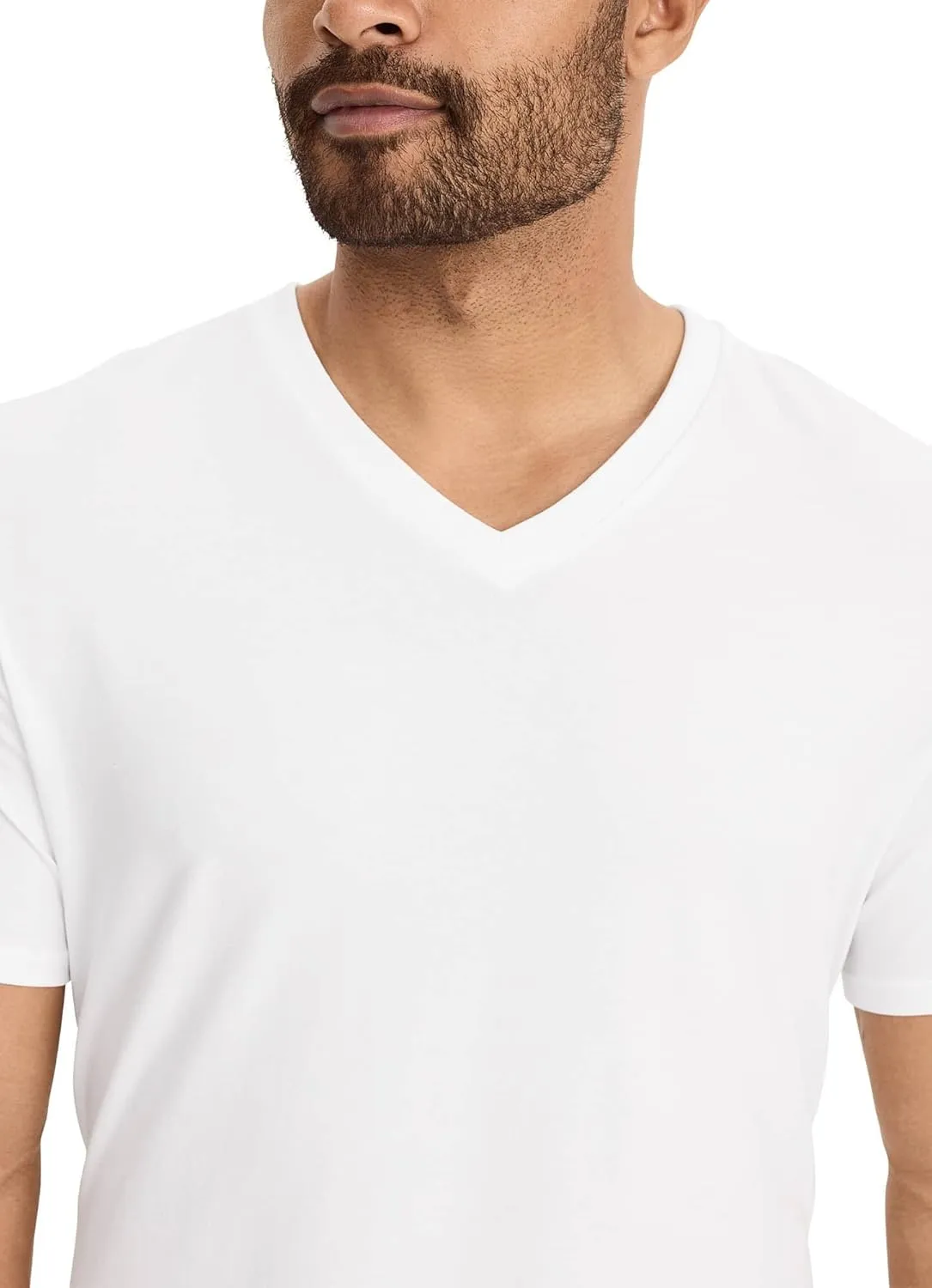 Jockey Men's Undershirt Cotton Stretch V-Neck Undershirt - 3 Pack