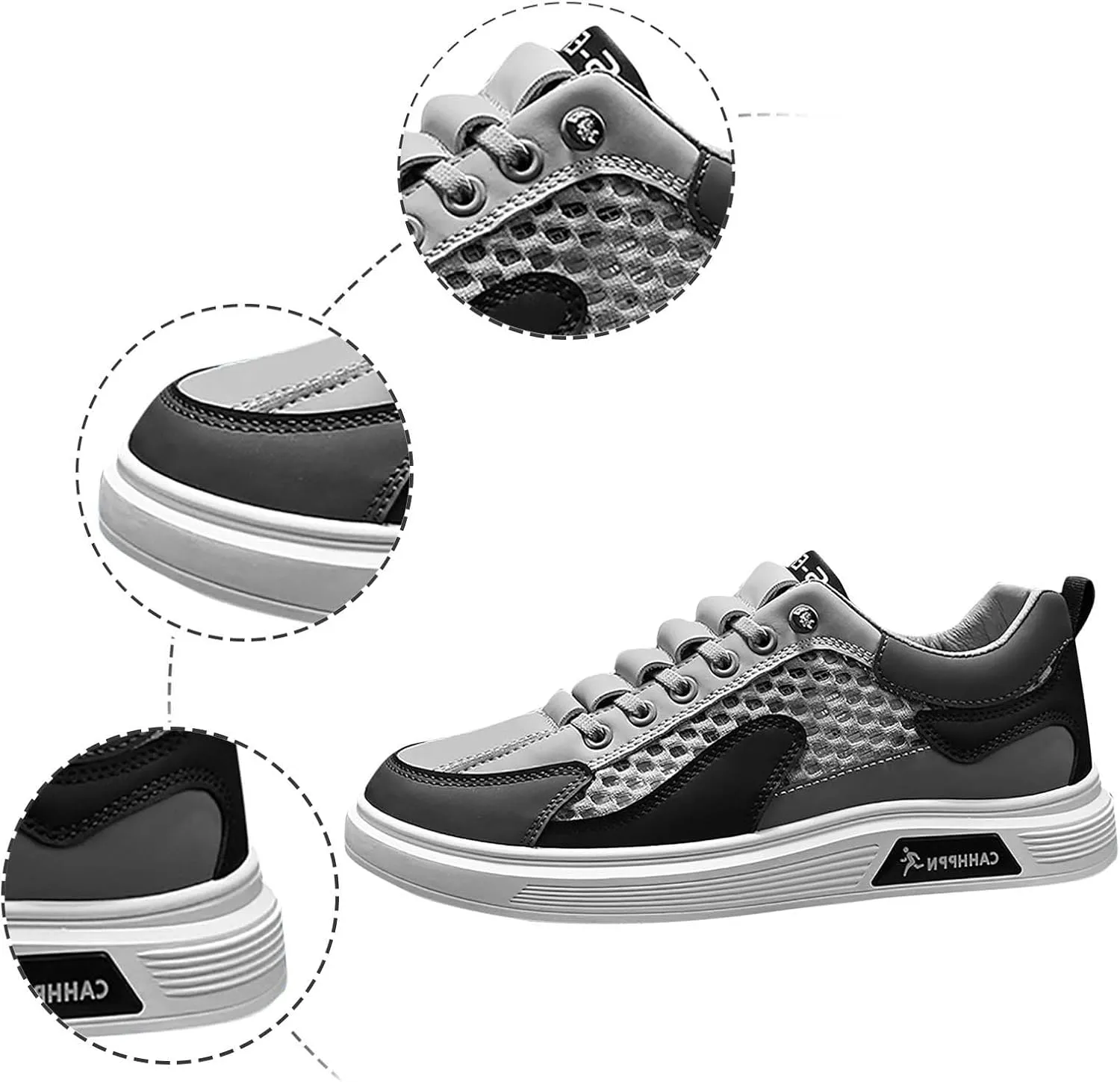 Jogging Walking Sneakers for Men Lightweight Sport Gym Jogging Walking Sneaker Men's Arch Support Insole Shoes