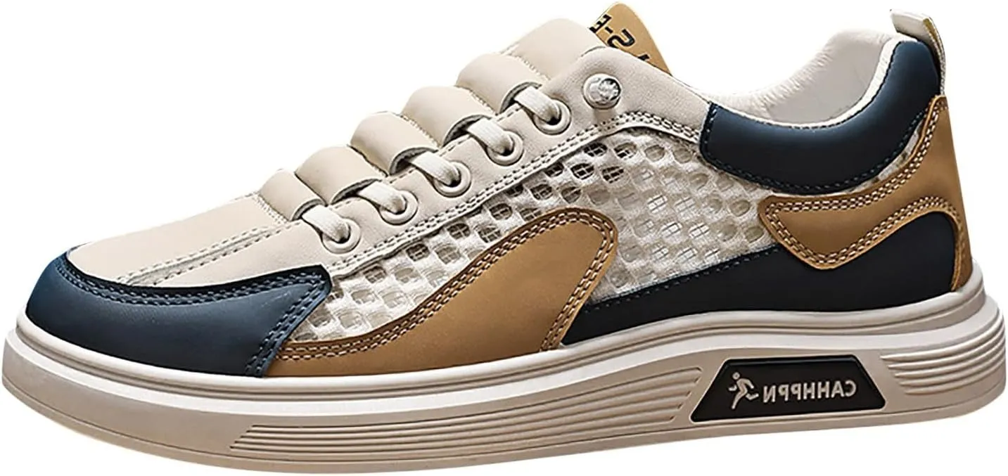 Jogging Walking Sneakers for Men Lightweight Sport Gym Jogging Walking Sneaker Men's Arch Support Insole Shoes