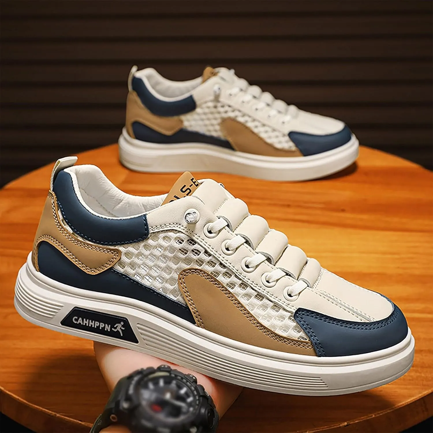 Jogging Walking Sneakers for Men Lightweight Sport Gym Jogging Walking Sneaker Men's Arch Support Insole Shoes