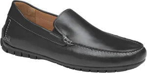 Johnston & Murphy Cort Moc Toe Venetian Black Full Grain Leather - Size 12M