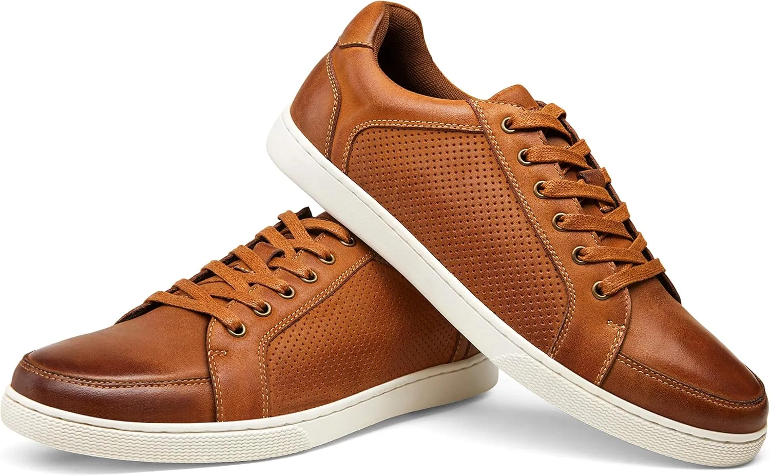 Jousen Men's Fashion Sneakers Classic Retro Casual Shoes for Men Breathable Business Dress Sneaker