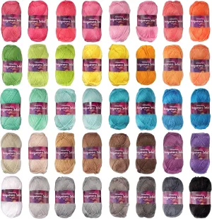 JubileeYarn Amigurumi Select Yarn - Baby Acrylic - Every Color - 40 Skeins
