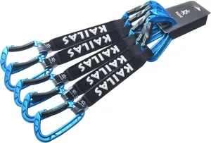 KAILAS Flash Quickdraw Set Carabiner Pack Accessories 22kN Rock Climbing Gear Heavy Duty UIAA CE Certified 14CM 20CM