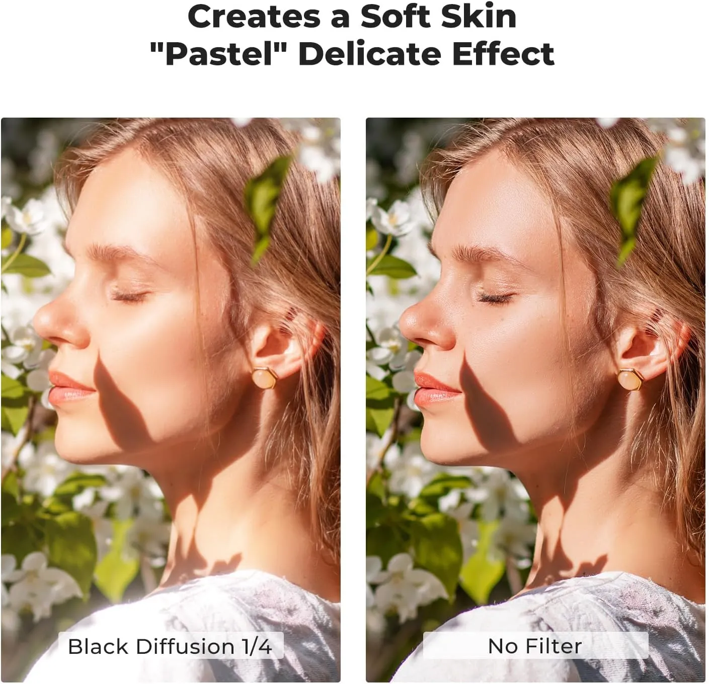 K&F Concept 67mm Black Diffusion 1/4 Filter Mist Cinematic Effect Filter with 18 Multi-Layer Coatings for Video/Vlog/Portrait Photography (K-Series)