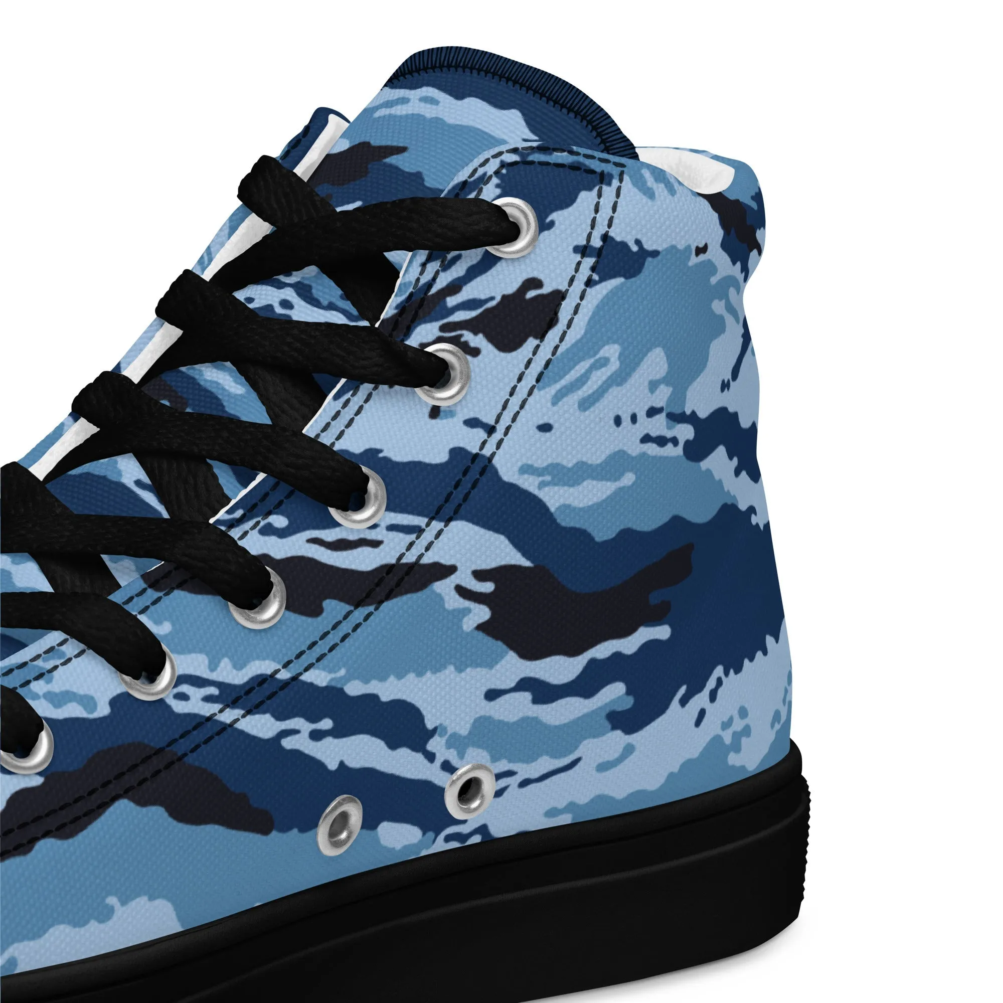 Kamysh Blue Camo Women’s Sneaker Hi