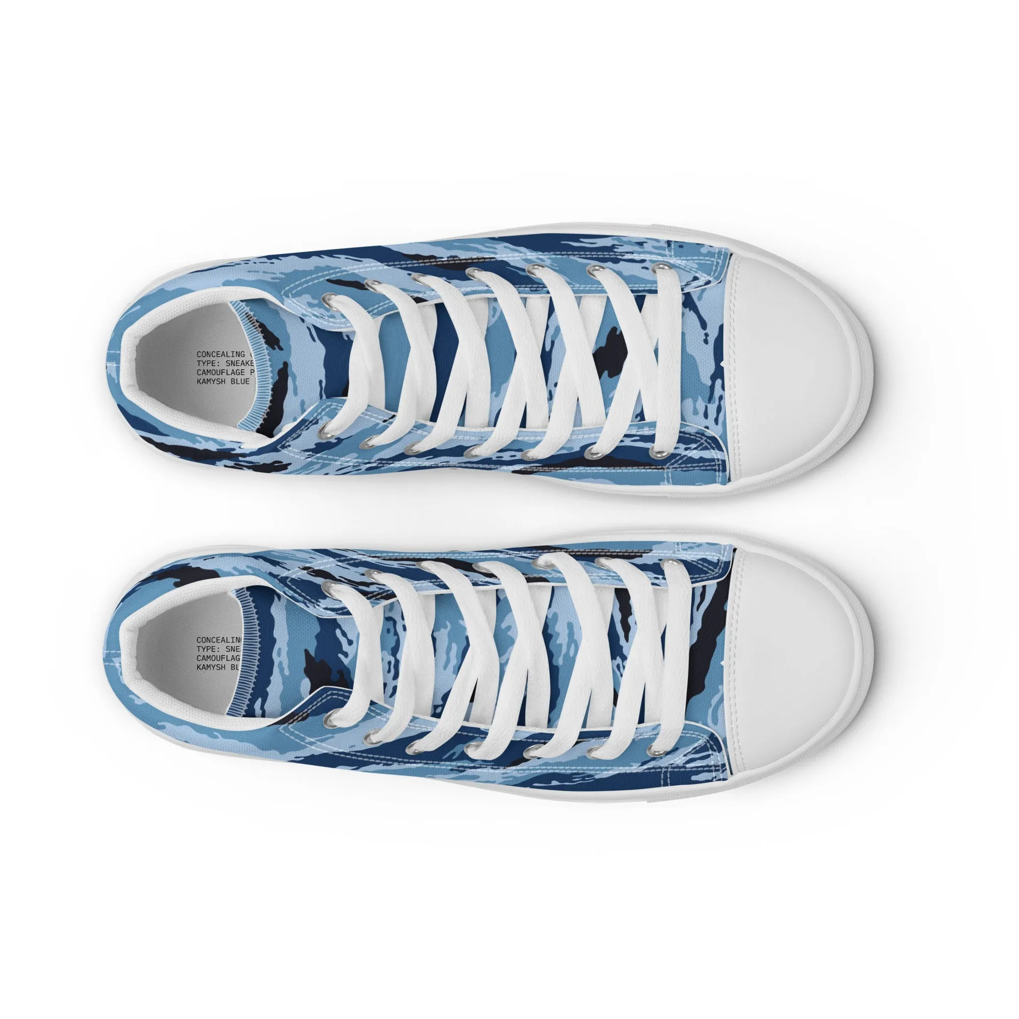 Kamysh Blue Camo Women’s Sneaker Hi