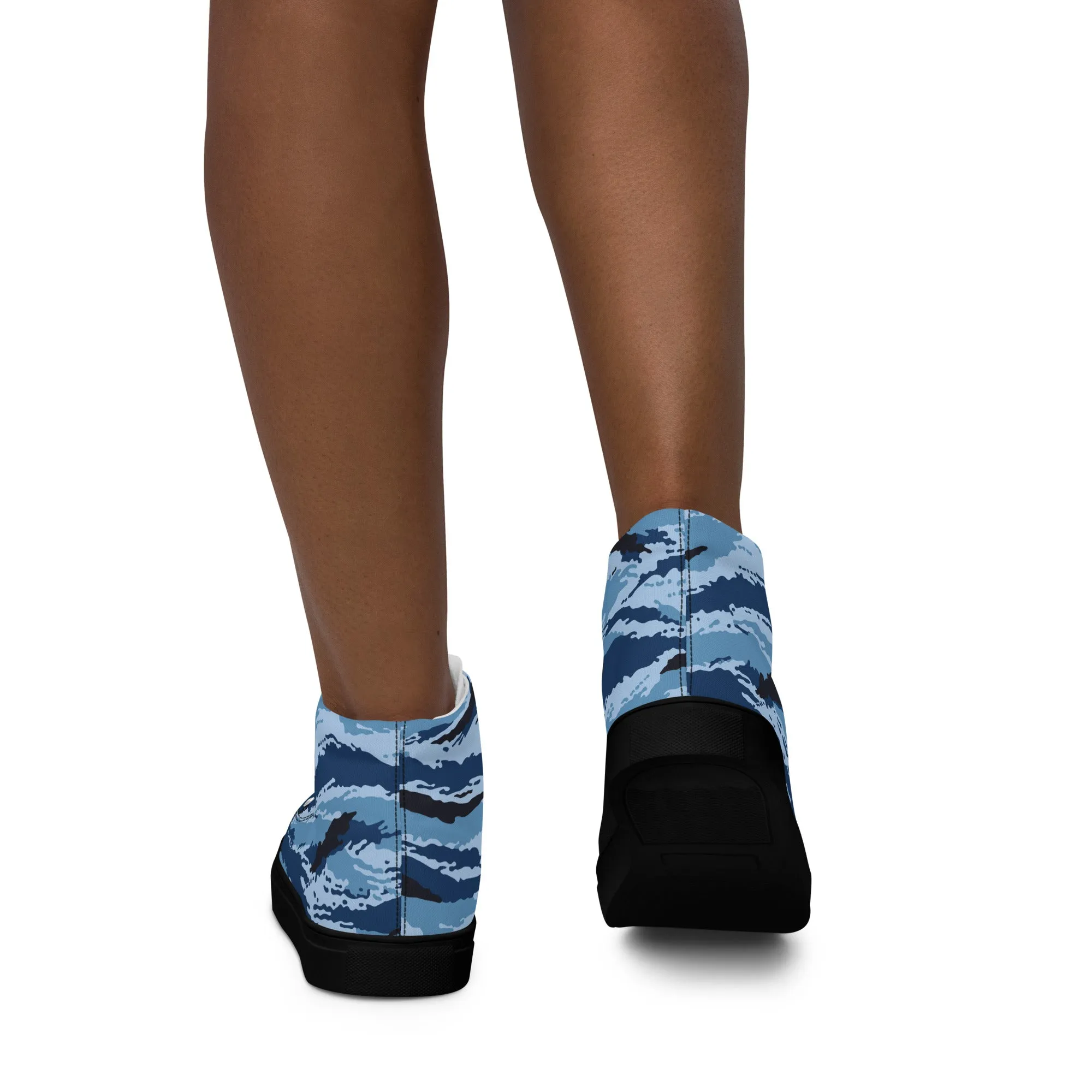 Kamysh Blue Camo Women’s Sneaker Hi